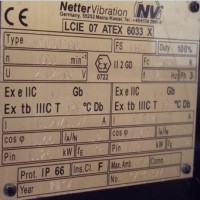 Netter Vibration NEG S系列不锈钢电动外部振动器用于食品工业