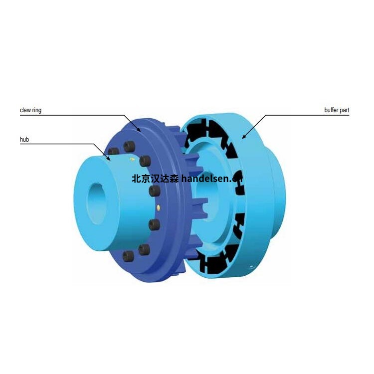 Kupplungswerk ELKU-N系列弹性爪式联轴器