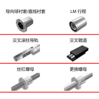 THK滚珠丝杠，执行器，导向衬套，滚柱导轨，交叉辊道，丝杠螺母