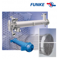 FUNKE 管壳式换热器，主要用于冷却润滑油和液压油或水的加热