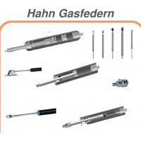 HAHN Gasfedern 提供各种材料的气张力弹簧，钢或不锈钢